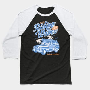 Surfing Paradise Baseball T-Shirt